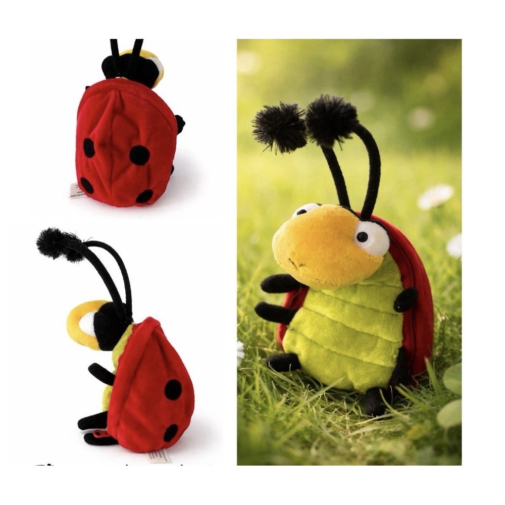 Retired Hallmark Plush Love Em' Bug Zippered Ladybug Pocket Pal Kids Gifts